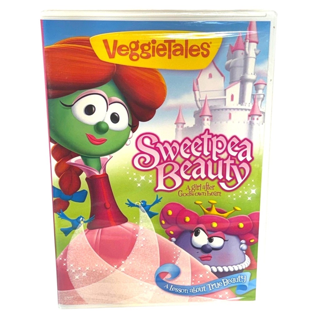 VeggieTales Sweetpea Beauty A Lesson in True Beauty DVD Kids Movie New Sealed